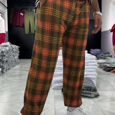 İki iplik – Desenli Paça Lastikli Eşofman Altı